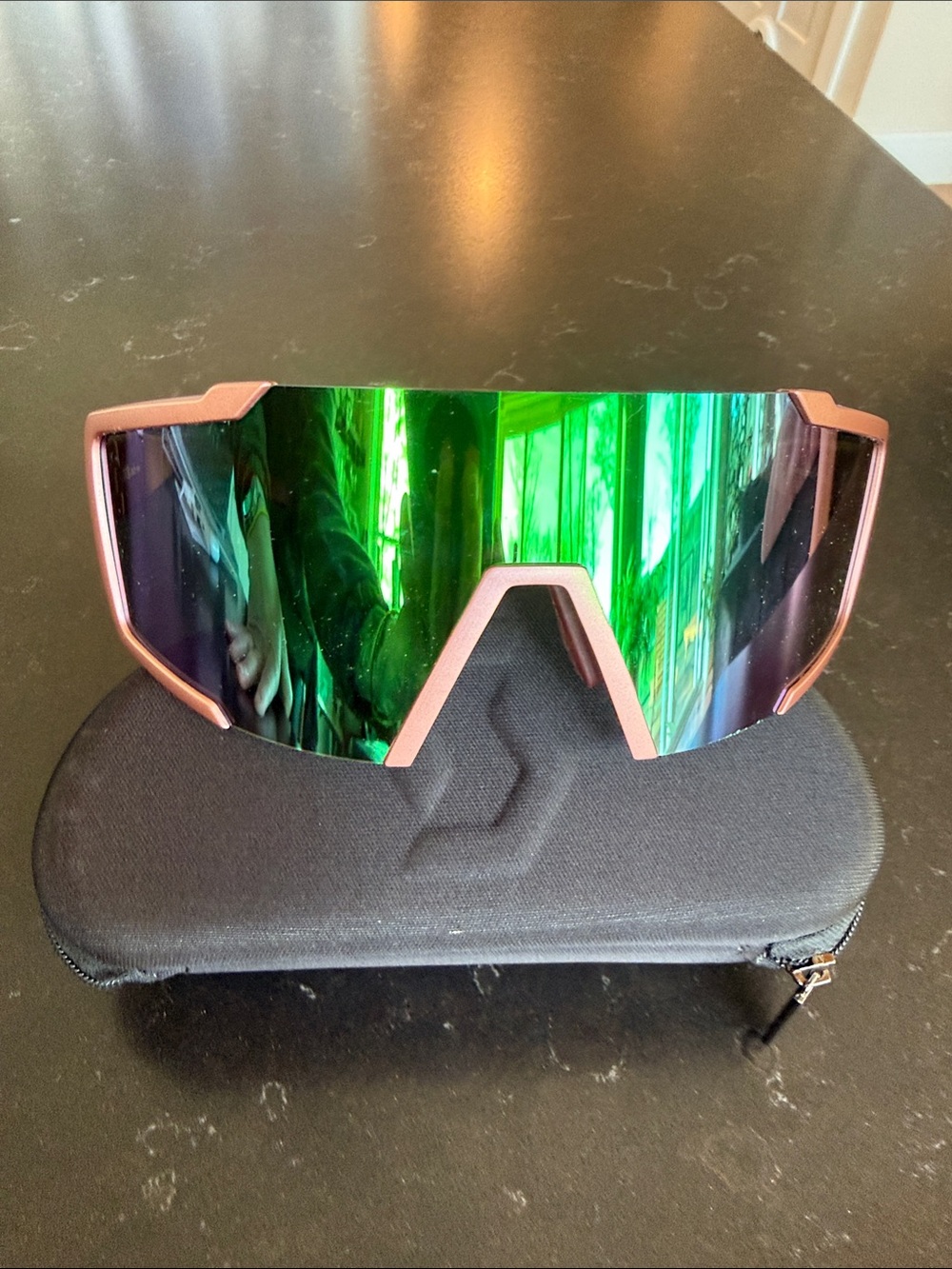 Women’s SCOTT Sport Sunglasses with Mirrored Green Lens